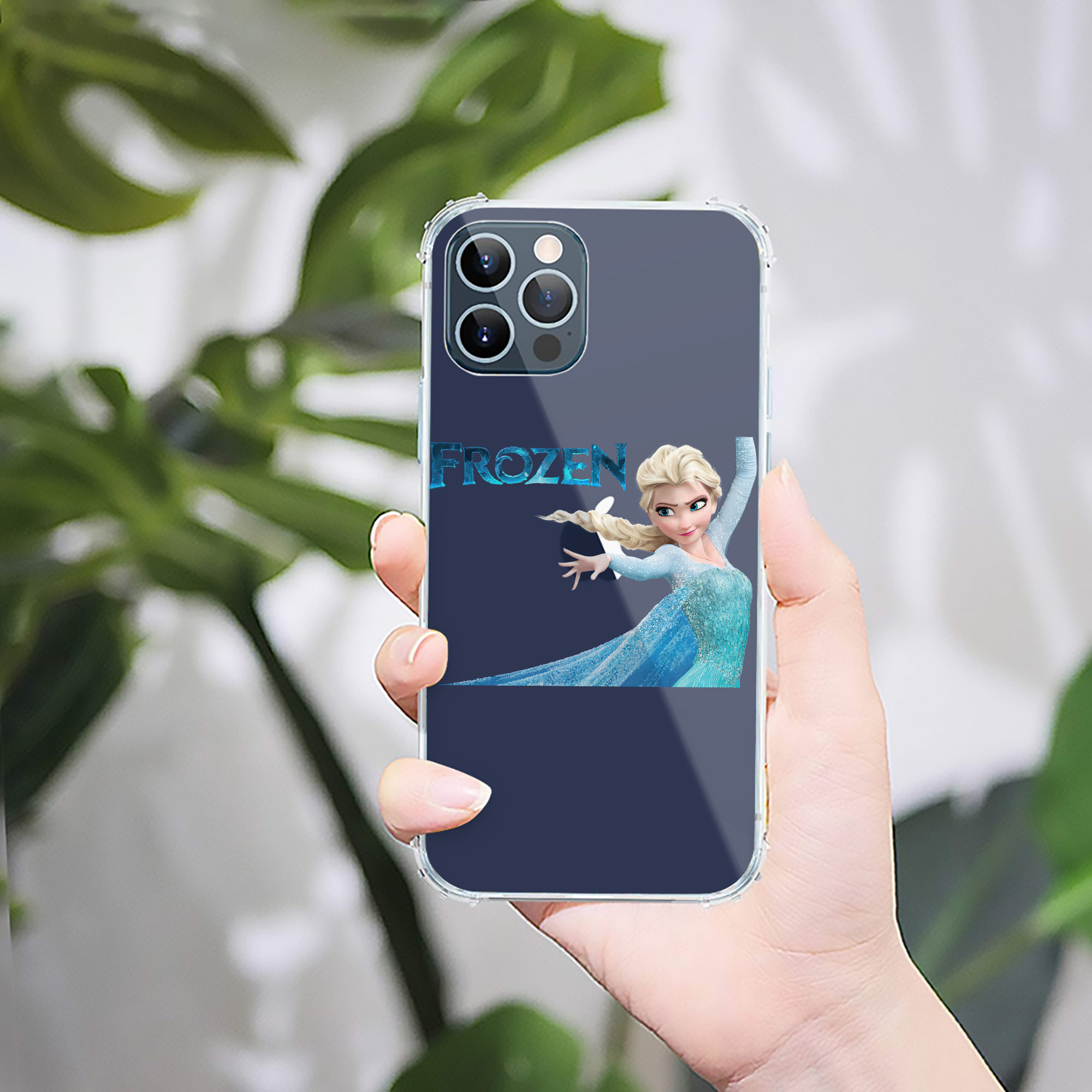 （画像用） アナと雪の女王 アンナ エルサ Frozen Anna Elsa 【iPhone 12シリーズ対応】透明スマホケース（クリアソフトケース）